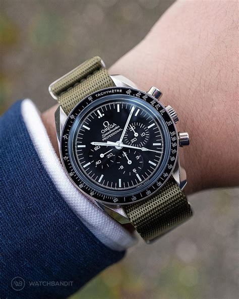 omega swatch speedmaster strap|Omega Speedmaster nato strap.